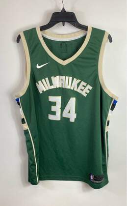 Nike Dri-Fit NBA Milwaukee Green Jersey 34 - Size XXL