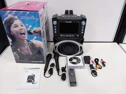 Karaoke USA Bluetooth All-In-One Karaoke System With Karaoke CD's In Box