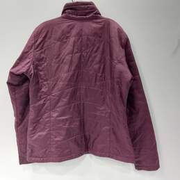 Columbia Omni-Heat Purple Women's Hooded Purple Puffer Jacket Size XL alternative image