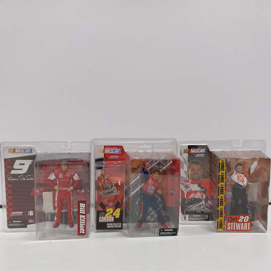 Bundle of Assorted NASCAR Racer Action  Figures NIB image number 1