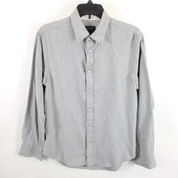 Rag & Bone Men Grey Button Up Shirt M