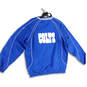 Mens Blue Indianapolis Colts Long Sleeve Pullover Windbreaker Jacket Size L image number 2