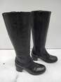 Clarks Black Tall Boots Women's Size 6.5 image number 2