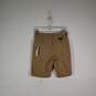 Mens Regular Fit Slash Pockets Flat Front Chino Shorts Size 28/16 image number 2