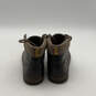 Mens Maelly Brown Yellow Leather Round Toe Lace Up Ankle Boots Size 7.5 image number 4