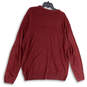 NWT Mens Red Tight-Knit Crew Neck Long Sleeve Pullover Sweater Size XL image number 2