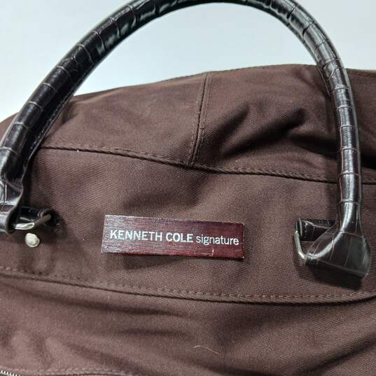Kenneth Cole Women's Brown Canvas Luggage image number 4