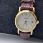 Retro Design Citizen 22mm Gold Tone Case Eco-drive Ladies Dress Quartz Watch image number 3