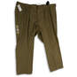 NWT Mens Brown Pleated Straight Leg Signature Khaki Pants Size 50x30 image number 4