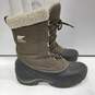 Women's Green Winter Boots Size 6 image number 3