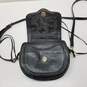 Rebecca Minkoff Black Leather Mini Crossbody Saddle Bag image number 3
