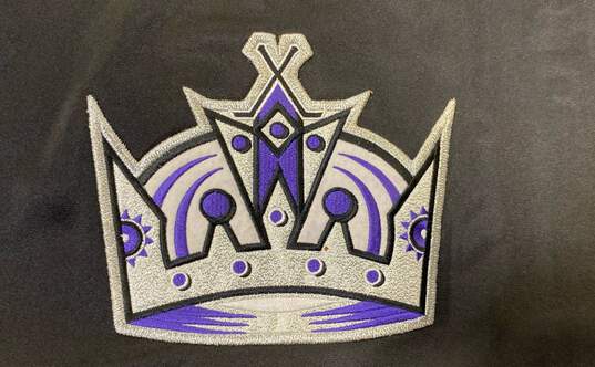 NHL Women's Black/ Purple LA KIngs Jersey- L image number 5