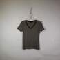 Womens Striped Short Sleeve V-Neck Pullover T-Shirt Size Medium image number 1