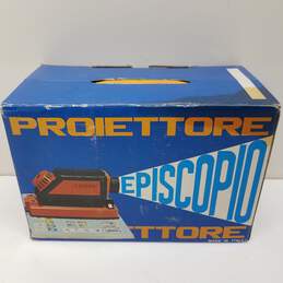 Vintage Projector Made In Italy with Original Box & Bulbs - Untested