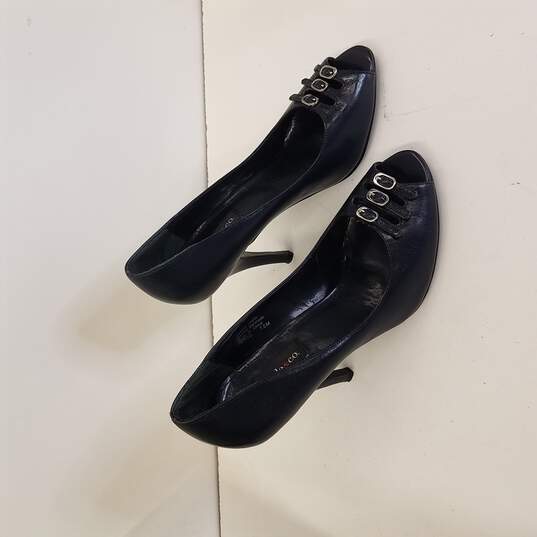 Style & Co. Antico Blue Heels Size 7.5 image number 3