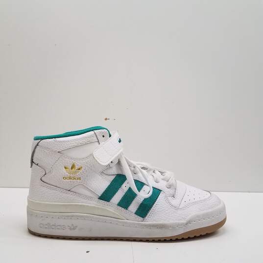 Adidas Forum Mid Sneakers White Teal 7 image number 1