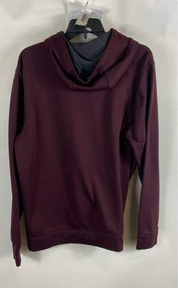 The North Face Mens Burgundy Pockets Long Sleeve Pullover Hoodie Size Large alternative image