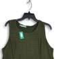 NWT Maurices Womens Green Sleeveless Round Neck Back Zip A-Line Dress Size XXL image number 3