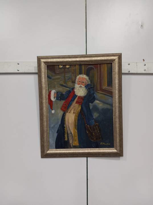 Painting, Santa Claus, By B. Martin image number 1