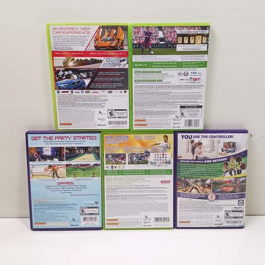 Lot of 5 Assorted Microsoft Xbox 360 Video Games image number 2