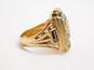 Vintage 10K Yellow Gold Class Ring 12.9g image number 5