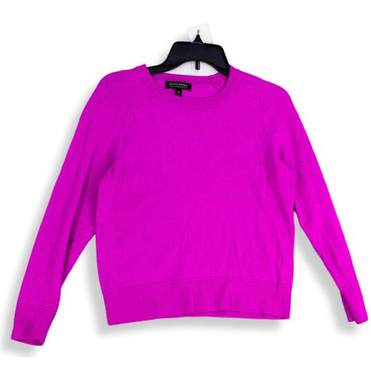 Banana Republic Womens Pink Crew Neck Long Sleeve Pullover Sweater Size M image number 1