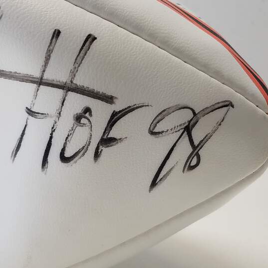 Limited Edition Wilson NFL Hall of Fame Football Signed by Anthony Munoz - Cincinnati Bengals image number 5