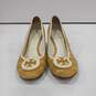 Tory Burch Brown Leather And Wood Wedge Heels Size 8M image number 2
