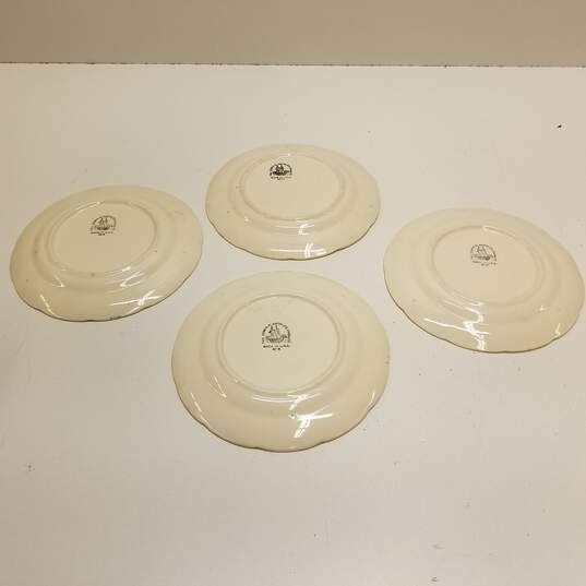 Bundle of 4 The Edwin M. Knowles China Co. 37-3 Serving Plates image number 2