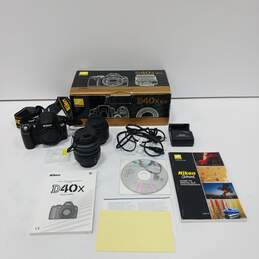 Nikon D40X Kit: Digital Camera Body With 2 Lenses And Accessories IOB