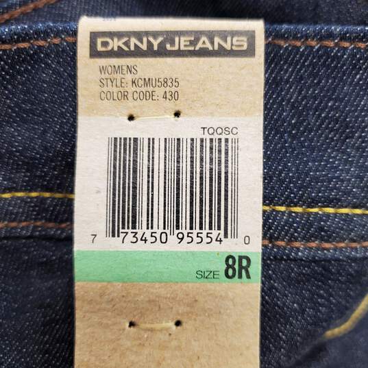DKNY Women Blue Washed Skinny Jeans Sz 8R NWT image number 2
