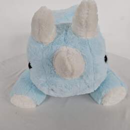 Uoozii Light Blue Triceratops Weighted Stuffed Animal