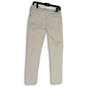 Womens White Denim Regular Fit Light Wash Stretch Pocket Skinny Jeans Sz 27 image number 2