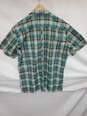 Mn Kuhl Eluxor Green Plaid Button T Shirt Sz XL 17S image number 3