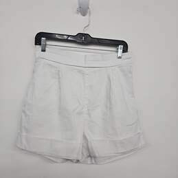 White Cuff Shorts