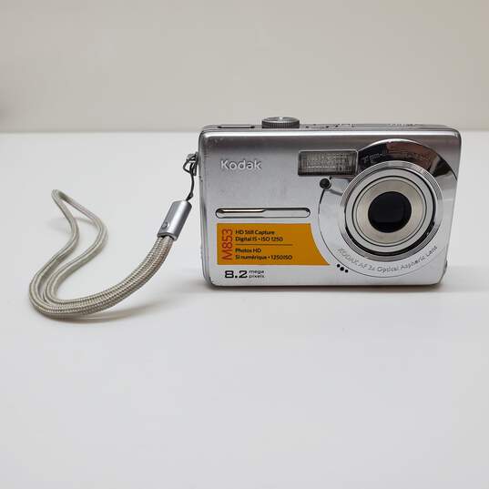 Kodak EasyShare M853 Digital Camera Silver Untested-For Parts/Repair image number 4