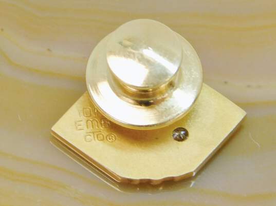 10K Yellow Gold 0.04CTTW Diamond Service Pin 3.4g image number 3