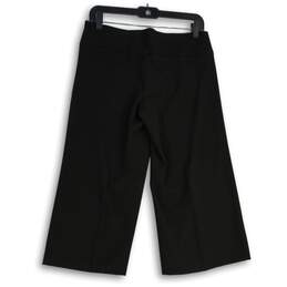 NWT The Limited Womens Black Flat Front Elastic Waist Pull-On Cropped Pants Sz 4 alternative image