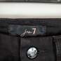 7 For All Mankind Women Black Straight Jeans Sz 2 NWT image number 3