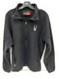 Spyder Men's Black Knit LS Full Zip Mock Neck Jacket Size M image number 2