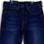Mens Blue 514 Denim Dark Wash Mid Rise Pockets Straight Leg Jeans Size 32X30 image number 3