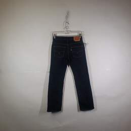 Mens 514 Regular Fit Dark Wash Denim Straight Leg Jeans Size 12 alternative image
