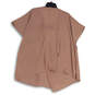 NWT Womens Beige Knot V-Neck Sleeveless Modern Pullover Blouse Top Size 28 image number 2