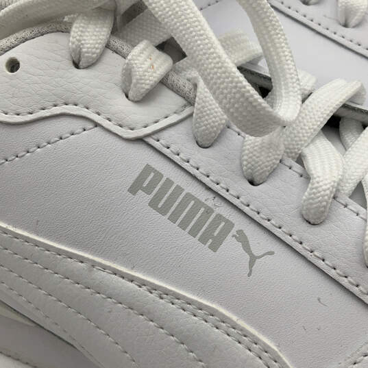 Mens ST Runner V3 384855-10 White Leather Tennis Sneaker Shoes Size 11.5 image number 7