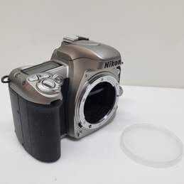 VTG. Nikon N75 Silver 35mm Film SLR Camera Body Untested P/R alternative image