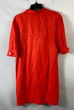 Sandro Paris Red Casual Dress - Size Small alternative image
