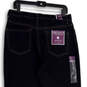 NWT Womens Blue Denim Dark Wash Stretch Tapered Leg Skinny Jeans Size 14 image number 4