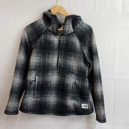 The North Face Printed Crescent HoodedPullover Fleece Women's Size M