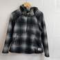 The North Face Printed Crescent HoodedPullover Fleece Women's Size M image number 1