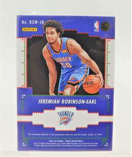 2021-22 Jeremiah Robinson-Earl NBA Hoops Rookie Sweaters OKC Thunder alternative image